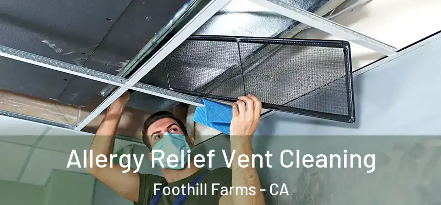 Allergy Relief Vent Cleaning Foothill Farms - CA