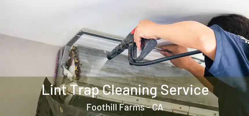 Lint Trap Cleaning Service Foothill Farms - CA